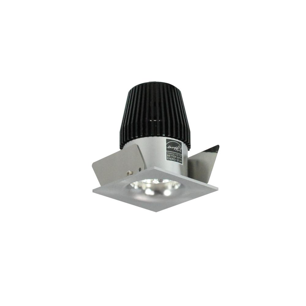 1" Iolite LED NTF Square Bullnose, 600lm, 2700K, Natural Metal Reflector / Natural Metal Flange