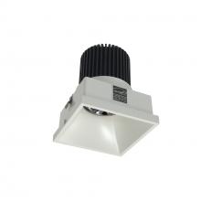 Nora NIO-4STLNDC35QWW - 4" Iolite LED Square Trimless Downlight, 10-Degree Optic, 800lm / 12W, 3500K, White Finish