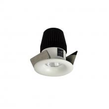 Nora NIO-1RNB40XWW - 1" Iolite LED NTF Round Bullnose, 600lm, 4000K, White finish