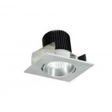 Nora NIOB-2SC35XNN/10 - 2" Iolite LED Square Adjustable Cone Reflector, 1000lm / 14W, 3500K, Natural Metal Reflector /