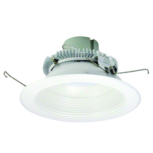 Nora NLCBC2-65230WW/AEM - 6" Cobalt Click LED Retrofit, Baffle, 750lm / 10W, 3000K, White Baffle / White Flange, Pre-Wired