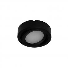 Nora NMP-A30B - 12V Josh Adjustable LED Puck Light, 300lm / 3000K, Black Finish