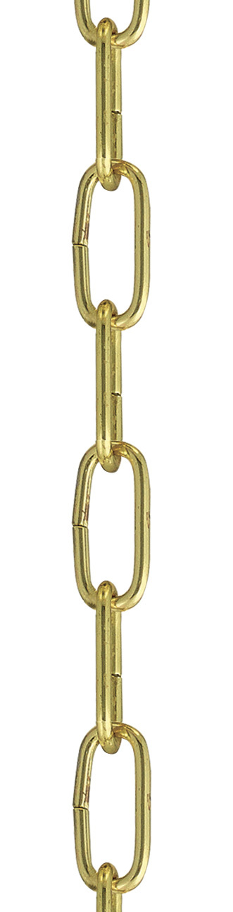 Polished Brass Standard Decorative Chain