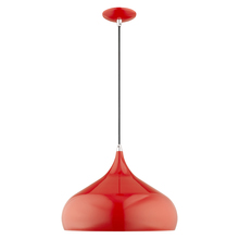 Livex Lighting 41174-72 - 1 Lt Shiny Red Mini Pendant