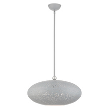 Livex Lighting 49185-80 - 3 Lt Nordic Gray Pendant