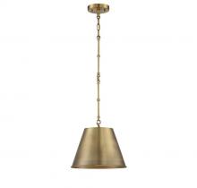 Savoy House 7-231-1-322 - Alden 1-Light Pendant in Warm Brass