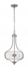 Craftmade 49992-BNK - Serene 2 Light Pendant in Brushed Polished Nickel