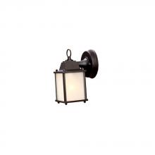 Acclaim Lighting 5001BK/FR - Builder's Choice Collection Wall-Mount 1-Light Outdoor Matte Black Light Fixture