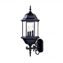 Acclaim Lighting 5180BK - Madison Collection Wall-Mount 3-Light Outdoor Matte Black Light Fixture