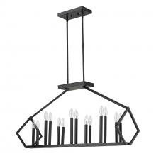 Acclaim Lighting IN20010BK - Luca 14-Light Matte Black Island Pendant