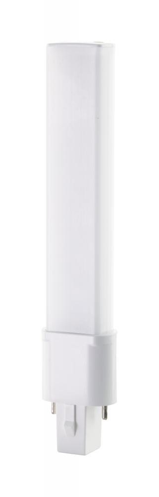 4.5 Watt LED PL 2-PIN; 3500K; 450 Lumens; G23 base; 50000 Average rated hours; 360 deg. Beam Angle;