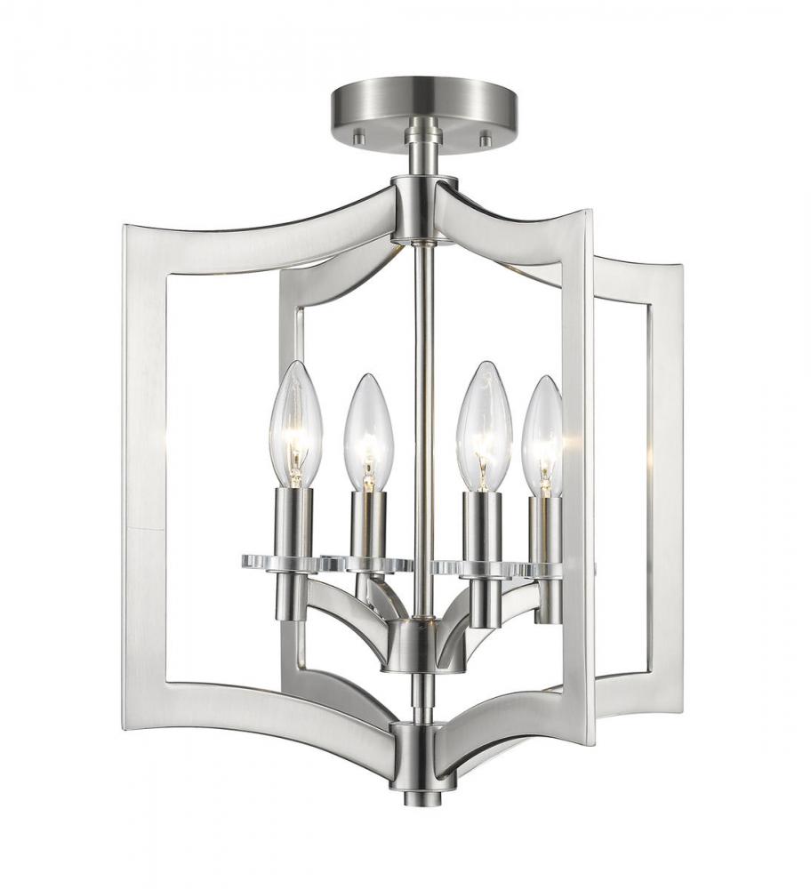 4 Light Semi Flush Mount