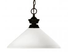 Z-Lite 100701BRZ-AMO14 - 1 Light Pendant