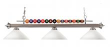 Z-Lite 170BN-AMO14 - 3 Light Billiard