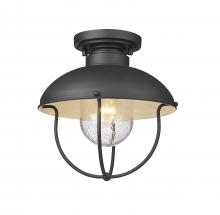 Z-Lite 590F-BK - 1 Light Outdoor Flush Mount