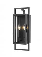 Z-Lite 598S-BK - 2 Light Outdoor Wall Light