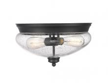 Z-Lite 722F2-MB - 2 Light Flush Mount