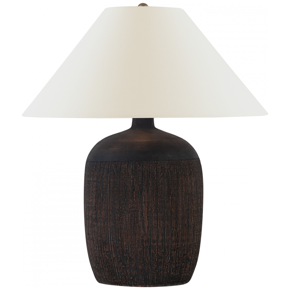 Portis 32" Combed Round Table Lamp