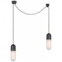 Visual Comfort & Co. Signature Collection TOB 5645BZ/HAB-FG-2 - Junio 2-Light Pendant