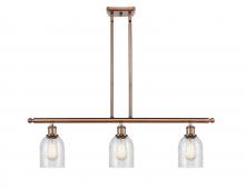  516-3I-AC-G259 - Caledonia - 3 Light - 36 inch - Antique Copper - Cord hung - Island Light