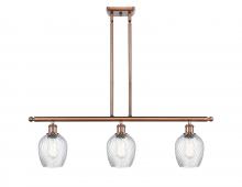  516-3I-AC-G292 - Salina - 3 Light - 36 inch - Antique Copper - Cord hung - Island Light