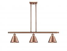  516-3I-AC-M8 - Smithfield - 3 Light - 36 inch - Antique Copper - Cord hung - Island Light