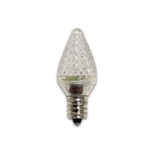 Bulbrite LED/C7C-25PK 0.35 Watt LED C7 Christmas Light Replacement Bulbs, Candelabra Base, Clear, 25