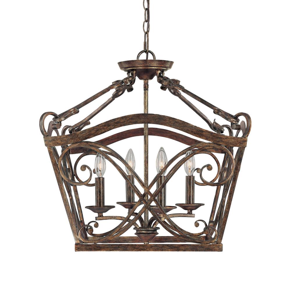 rustic foyer light