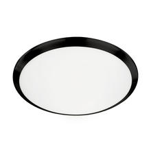 Kuzco Lighting Inc FM1515-BK - Malta 15-in Black LED Flush Mount