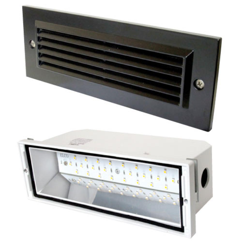 DIE CAST LED STEP LIGHT LOUVER FACE PLTE