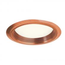 Elco Lighting ELM42CP - DISCON 6`` BFFLE W/ ALBALITE TRIM