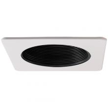 Elco Lighting EL2424B - DISCON 4`` SQR BAFFLE 45DEG WALL WASH