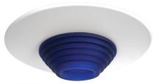 Elco Lighting EL2553BL - DISCON 6`` LV BLUE GLASS TRIM