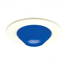 Elco Lighting EL5453BL - 5" Low Voltage Frosted Stepped Glass Trim