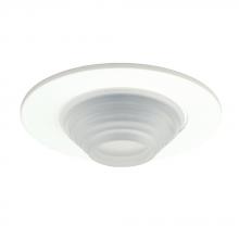 Elco Lighting EL5453W - 5" Low Voltage Frosted Stepped Glass Trim