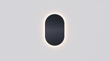 Oxygen 3-1402-15 - ARGO 22x48 CAPSULE LED MIRROR - BK