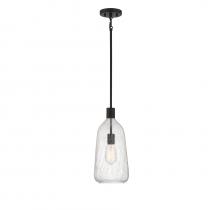 Lighting One US L7-4801-1-89 - Adair 1-Light Pendant in Matte Black