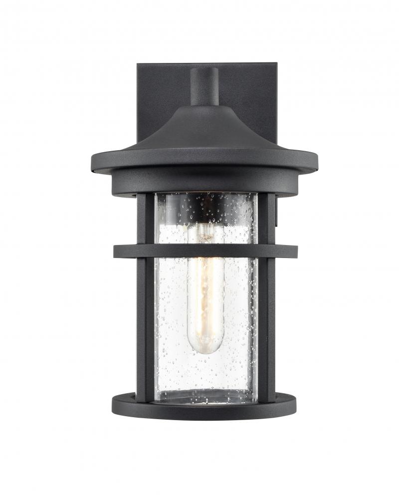 Namath 1-Light Outdoor Wall Sconce Textured Black