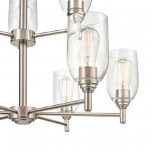 Millennium 4999-BN - Arlett 9-Light Chandelier Ceiling Light Brushed Nickel