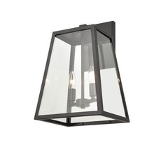 Millennium 8023-PBK - Grant 2-Light Outdoor Wall Sconce Powder Coated Black