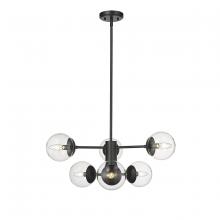 Millennium 8156-MB - Avell 6-Light Pendant light Matte Black