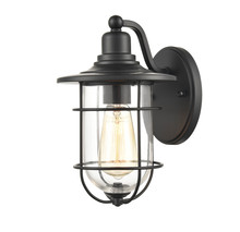 Millennium 2911-PBK - 1-Light Outdoor Wall Sconce Powder Coated Black