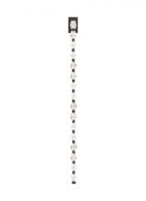 Visual Comfort & Co. Modern Collection 700WSCLR53BZ-LED927 - Sean Lavin Collier 1-light dimmable LED wall sconce with dark bronze finish and crystal shade