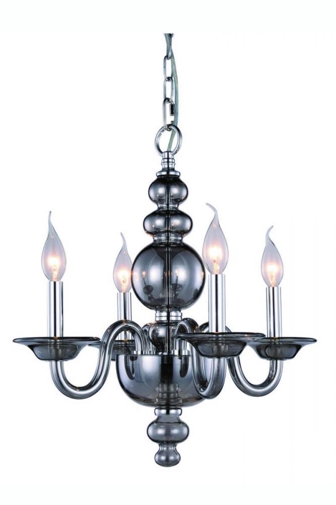 Champlain 4 Light Siver Shade Pendant