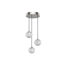 Alora Lighting MP321203PN - Marni 3 Head Polished Nickel LED Multi Pendant