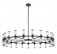 Alora Lighting CH309042UBCG - Revolve Clear Glass/Urban Bronze 42 Lights Chandeliers