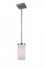 Canarm IPL578A01BN - River 1 Light Pendant, Nickel Finish