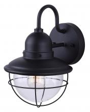 Canarm IOL254BK - Lohan 1 Light Outdoor Lantern, Black Finish