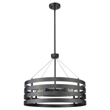 HOMEnhancements 70253 - Vivio Venice 4-Light Round Ring Chandelier - MB E26