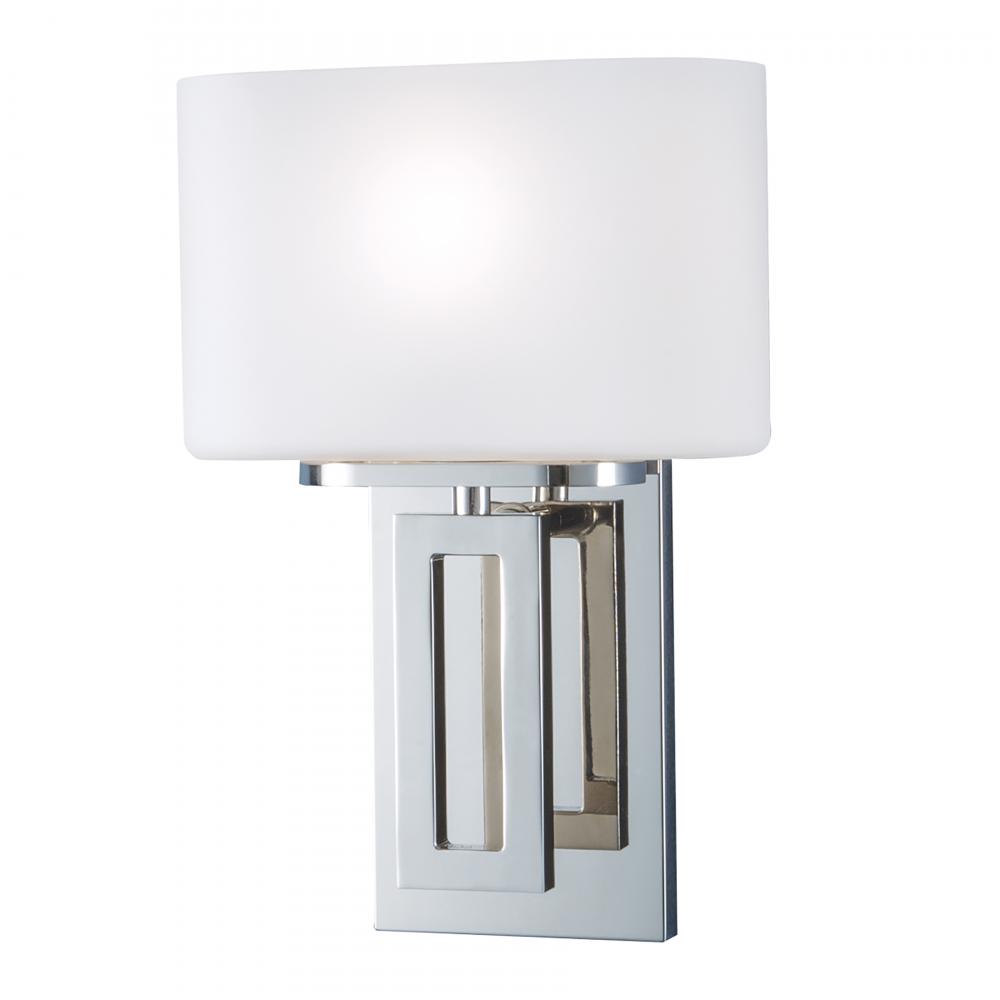 Hamilton 11.5'' High 1-Light Sconce - Polished Nickel